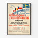 Vintage plakat for det internationale atletikmøde 1948
