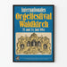 Vintage plakat Festival International de l'Orgue Waldkirch 1984