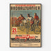 Vintage plakat for den internationale Radball-turnering