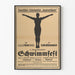 Vintage plakat 1921 - 1. Internationale Svømmefestival