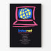Dekorativ plakat Internet Today and Tomorrow 1994 til vægdekoration