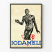 Vintage plakat Iodameli gammel vægdekoration