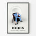 Vintage plakat af Iodex med methylsalicylat til vægdekoration