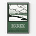 Vintage Iodex Plakat - Naturlig og Havinspireret Vægdekoration