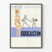 Vintage plakat Gouttes Iodocalcium Débillité Lymfatisme