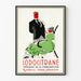 Vintage plakat Iodocitrane problemer i fyrrerne