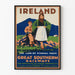 Vintage plakat Irland - Jord for den evige ungdom - Great Southern Railways