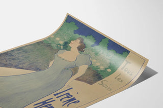 Vægdekoration plakat Irène Henry ved Uret