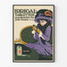 Vintage reklameplakat for Irrigal tabletter