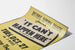 Plakat Teater 'It Can't Happen Here' - Vintage Vægdekoration