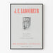 Udstillingsplakat J.E. Laboureur Nationalbiblioteket 1954