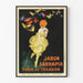 Vintage reklameplakat Jabon Sarrapia vægdekoration