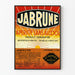 Vintage plakat JABRUNE alkoholfrie aperitiffer