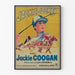 Vintage plakat med Jackie Jockey sportsindretning til væggen