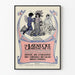 Vintage reklameplakat Laenecke Printing Ink Co. stil Art Nouveau