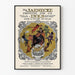 Vintage plakat fra Jaenecke Printing Ink Co. - Retro vægdekoration med tryk