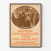 Vintage plakat fra den årlige udstilling i München 1902 - Kunstnerisk vægdekoration