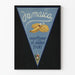 Vintage plakat med bananer Jamaica vægdekoration