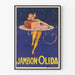 Vintage reklameplakat for Olida skinke