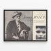 Plakat James Joyce - Stor litterær skikkelse i Time Reading-programmet — indrammet kunstværk på væggen