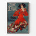 Vintage plakat af Jane Derval til Folies Bergère vægdekoration