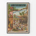 Vintage plakat af Jardin d'Acclimatation - Eksotisk vægdekoration