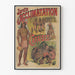 Vintage plakat af Jardin d'Acclimatation Caraïbes vægdekoration