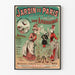 Vintage plakat af Paris Have - Pacha Ismaël Abdurrahman's Forestilling