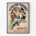 Vintage plakat af Quinquina Dubonnet aperitif vægdekoration