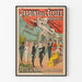 Vintage plakat af Jardins de l'Élysée Montmartre - Ballon og nattelivsfest