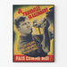 Vintage plakat Jeg arbejder i Tyskland - Retro dekorativ plakat