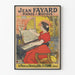 Plakat Jean Fayard Klaverer Musik - Vintage musik vægdekoration