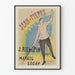 Vintage plakat af Jean-Pierre til vægdekoration Artem Legrand