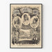 Plakat Opera-Komisk Jeanne Jeannette og Jeanneton Musik P. Lacome