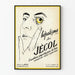 Vintage leverplakat JÉCOL vægdekoration i retro stil