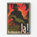 Tysk vintage plakat om arbejdets værdi og lønning