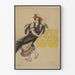 Vintage plakat af flamencodanser Jenny Hasselquist