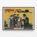 Plakat Vintage Salomy Jane - Western vægdekoration — indrammet kunstværk på væggen