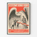 Dekorativ plakat i vintage polsk stil Jesteśmy Jednej Krwi