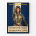 Vintage plakat af Joan of Arc til engageret vægdekoration