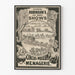 Vintage plakat af John Robinsons 10 store shows cirkus museum og menagerie