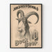 Vintage plakat Bock Beer John Schusler Brewing Co