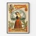 Vintage plakat John W. Isham kendisser Mattie Wilkes sopran