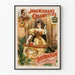 Vintage plakat af John W. Ishams Celebrities – Retro vægdekoration