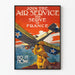 Vintage militær plakat Air Service France 1917