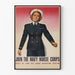Vintage plakat Join The Navy Nurse Corps - Retro vægdekoration