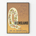 Vintage turistplakat Queensland Australien
