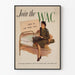 Vintage plakat Deltag i WAC - Retro vægdekoration