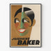 Vintage plakat af Joséphine Baker - Kunstnerisk og retro vægdekoration