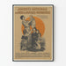 Vintage plakat for den nationale dag for mødre i store familier
